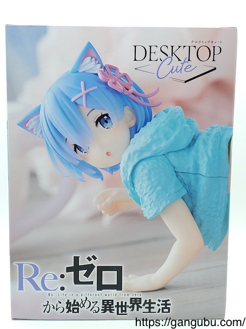 Reゼロから始める異世界生活　Desktop Cute フィギュア　レム～Cat room wear ver.～の箱4